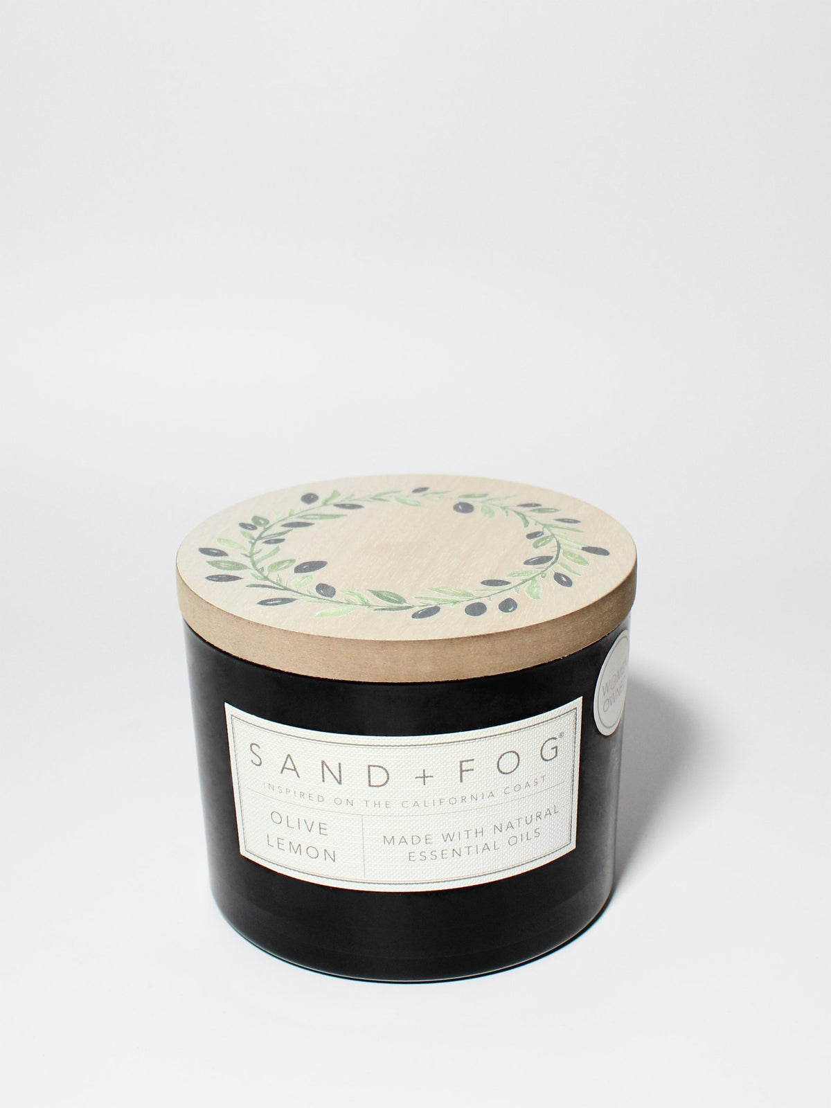 Premium Olive Lemon 12 oz scented candle