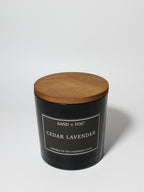 Premium Cedar Lavender 21 oz scented candle