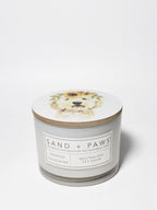 Premium Sand + Paws Mango Tangerine 12 oz scented candle
