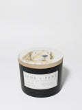 Premium Sand + Paws White Vanilla 12 oz scented candle