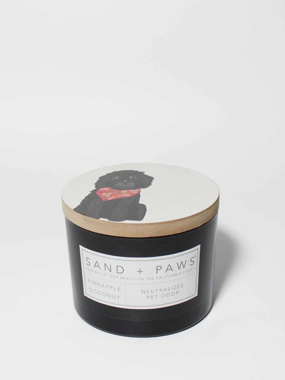 Premium Sand + Paws Pineapple Coconut 12 oz scented candle