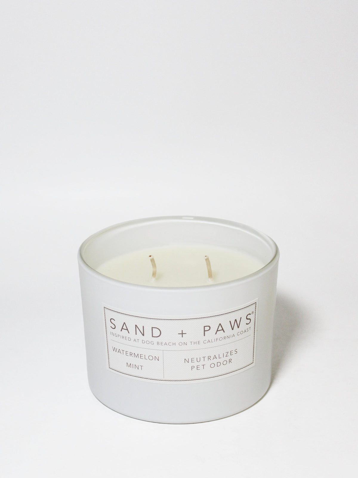Premium Sand + Paws Watermelon Mint 12 oz scented candle