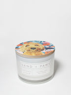 Premium Sand + Paws Coconut & Palm 12 oz scented candle