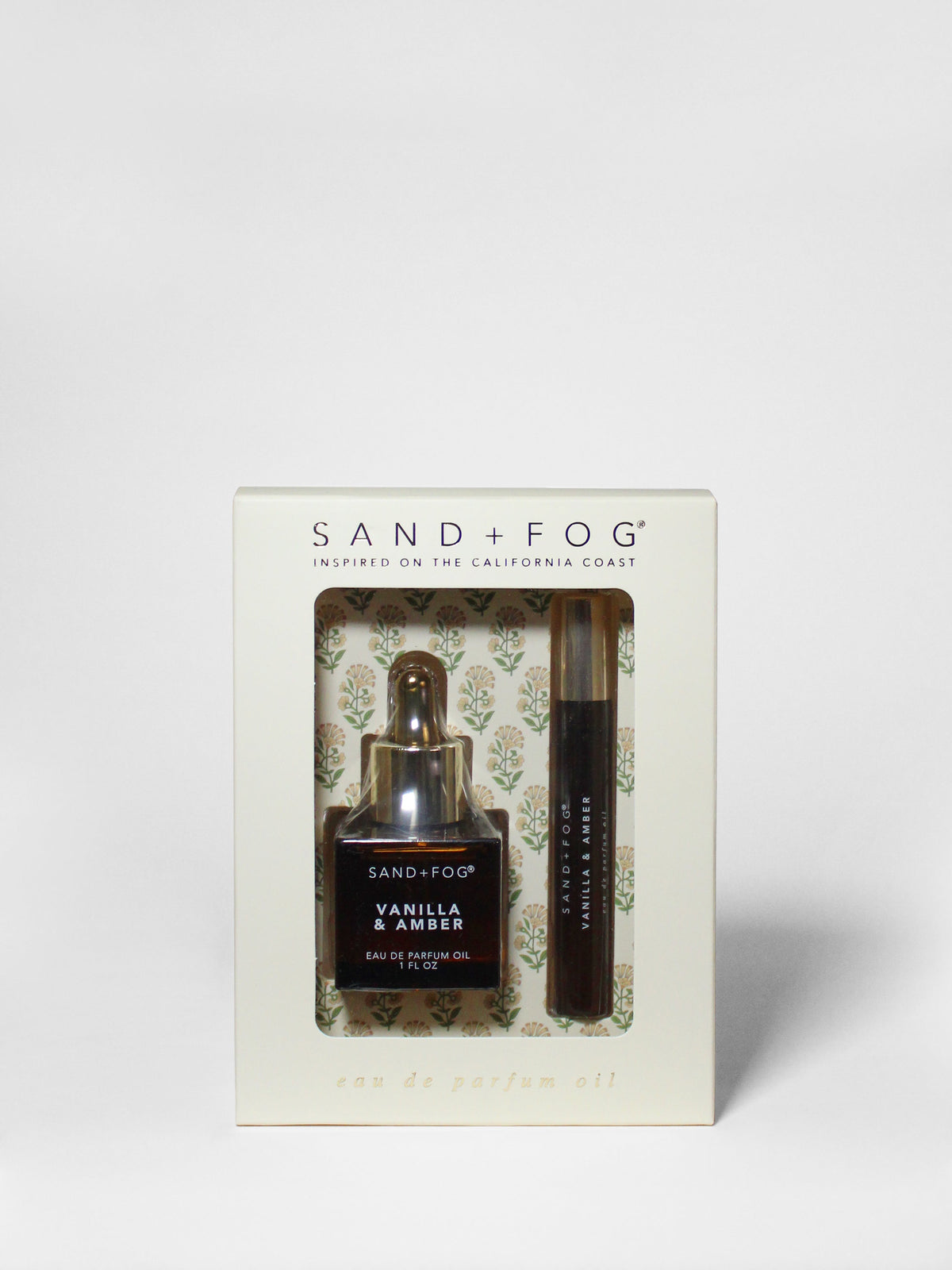 Premium Perfume Oil Rollerball and Perfume Dropper Set - Vanilla & Amber