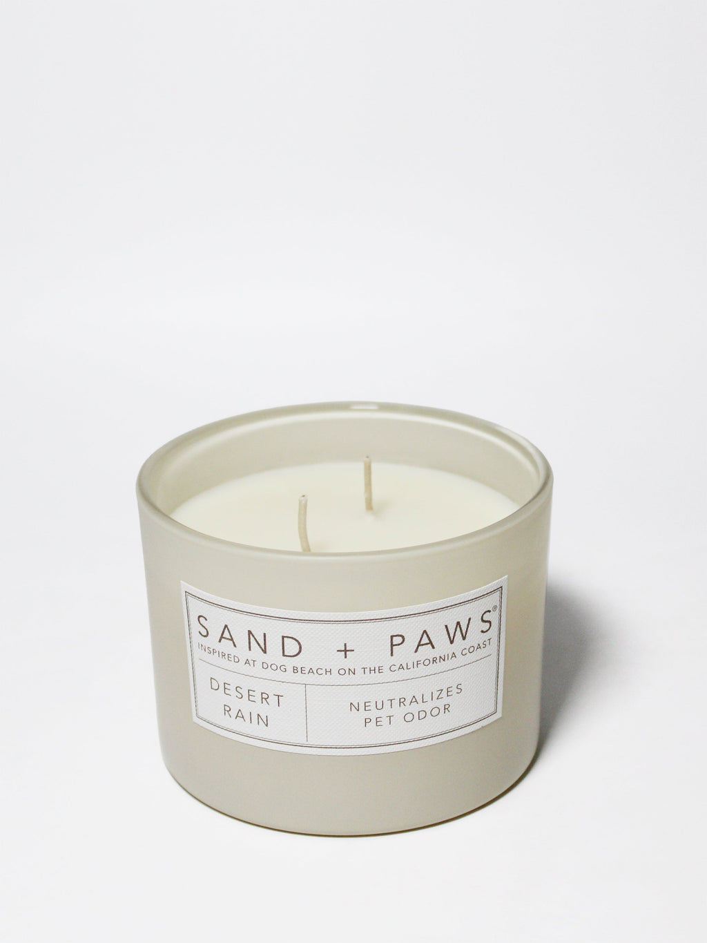 Premium Sand + Paws Desert Rain 12 oz scented candle