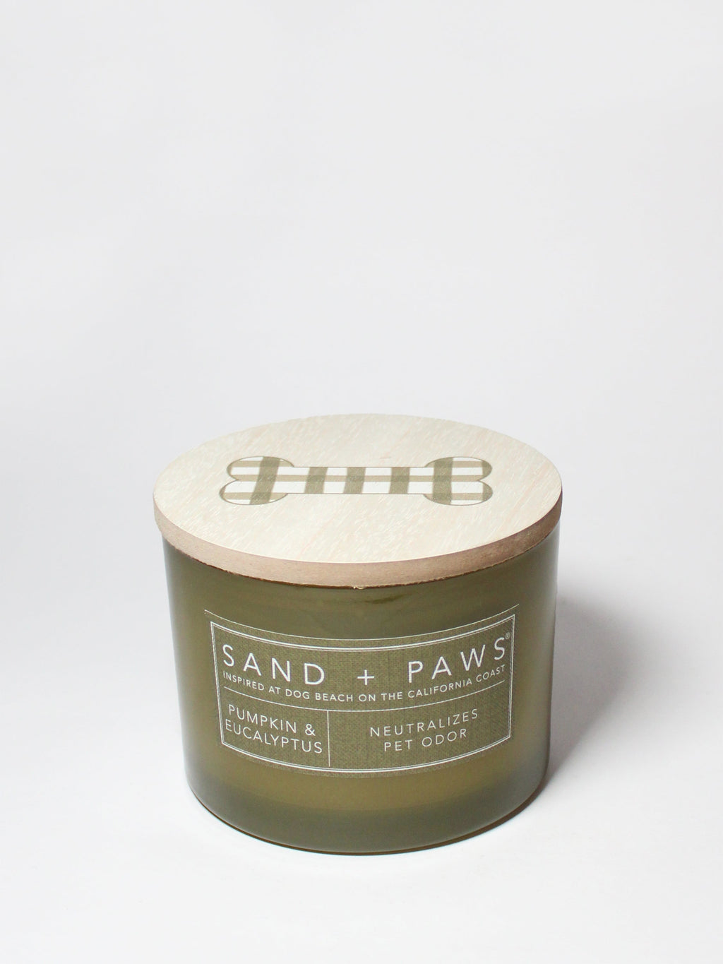 Premium Sand + Paws Pumpkin & Eucalyptus 12 oz scented candle
