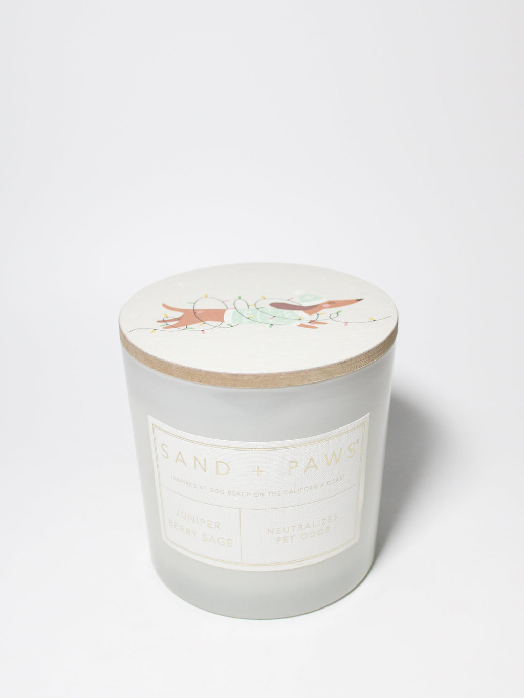 Premium Sand + Paws Juniper Berry Sage 21 oz scented candle