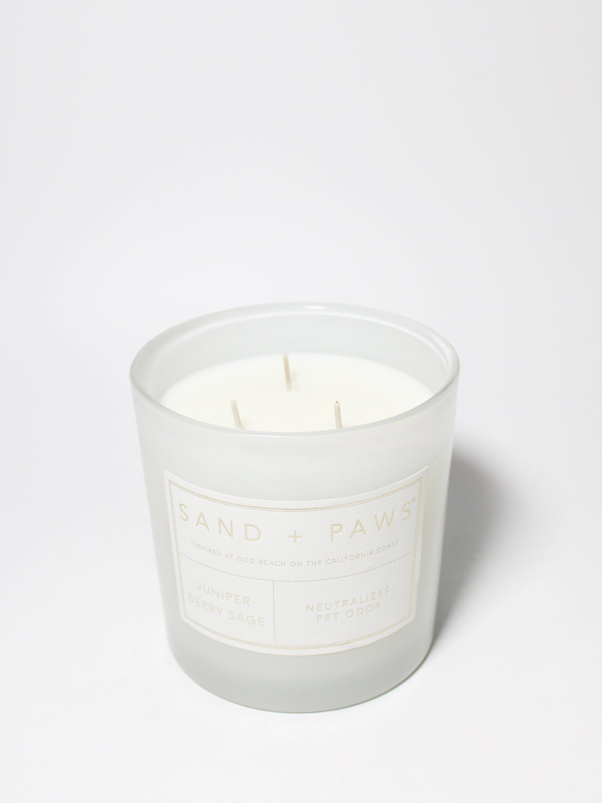 Premium Sand + Paws Juniper Berry Sage 21 oz scented candle