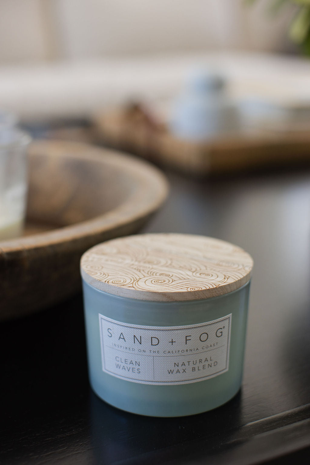 Premium Clean Waves 12 oz scented candle