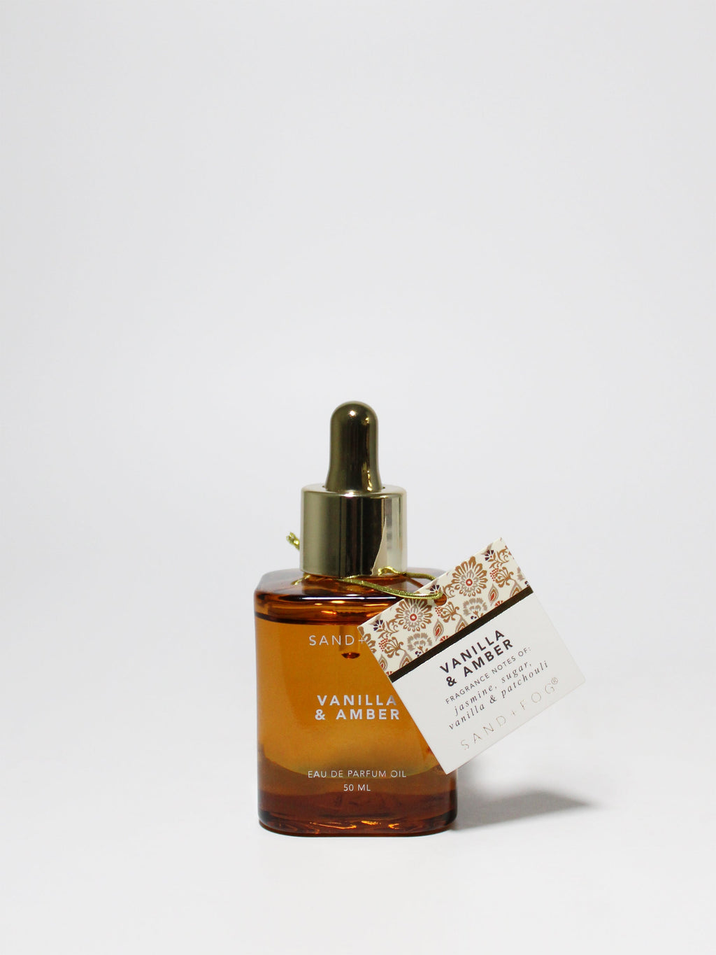 Premium Vanilla & Amber 50ml Perfume Oil Dropper