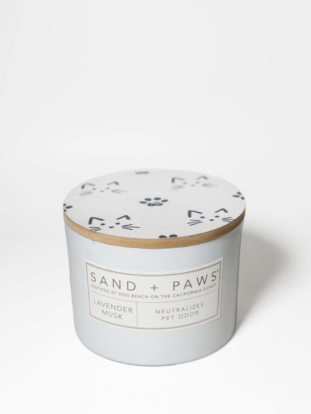 Premium Sand + Paws Lavender Musk 12 oz scented candle