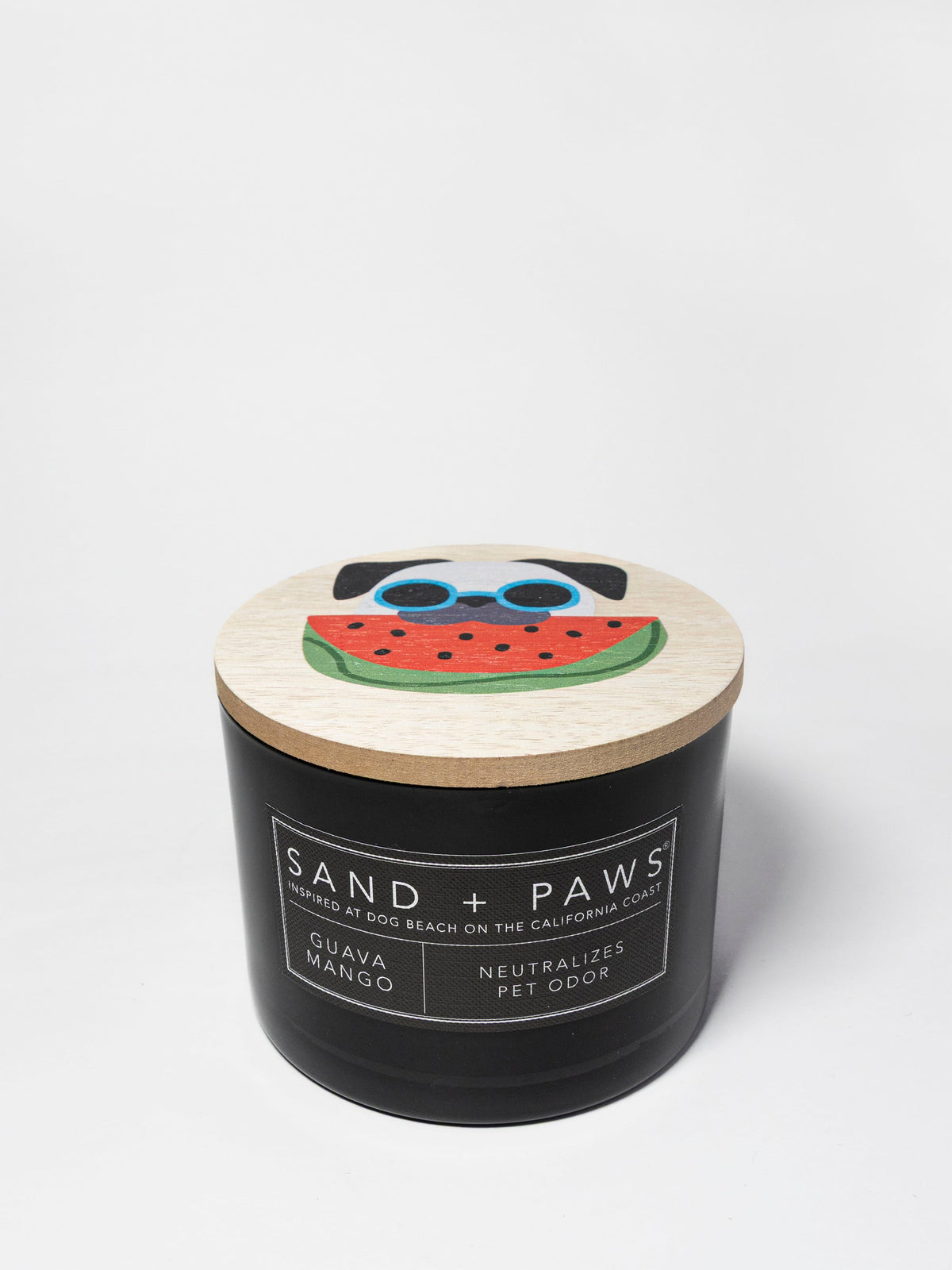 Premium Sand + Paws Guava Mango 12 oz scented candle